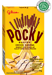 POCKY DE GALLETA CON SABOR CHOCO-BANANA