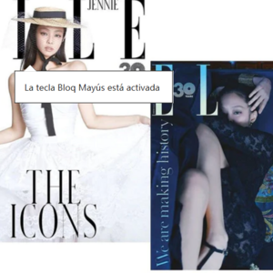 JENNIE (BLACKPINK) -  REVISTA ELLE COVER NOVIEMBRE 2022