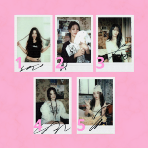 (G)I-DLE - PHOTOCARD OFICIAL - I FEEL APPLEMUSIC POLAROID LUCKYDRAW