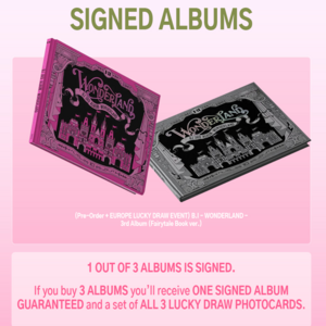 B.I - WONDERLAND Fairy tale Book ver (LUCKY DRAW)- PRE-ORDER