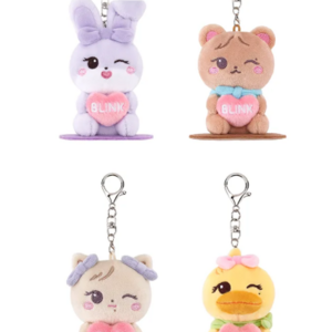 BLACKPINK - DEADLINE WORLD TOUR IN SEOUL OFFICIAL MD CHARACTER MAGNETIC PLUSH KEYRING- PRE-ORDER