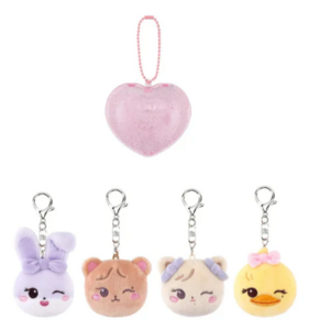 BLACKPINK - Character Plush Face Keyring + Case DEADLINE' WORLD TOUR IN SEOUL Official MD- PRE-ORDER