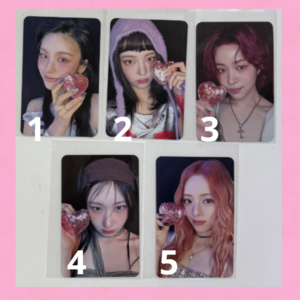 ITZY- OFICIAL PHOTOCARD MAKESTAR B VER GIRLS WILL BE GIRLS
