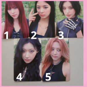 ITZY- OFICIAL PHOTOCARD MAKESTAR GIRLS WILL BE GIRLS