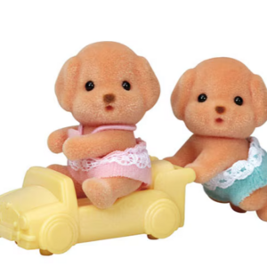 SYLVANIAN FAMILIES- TOY POODLE TWINS (NEW)