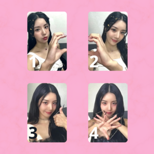 KWON EUNBI - PHOTOCARD OFICAL - LETHALITY APPLE MUSIC POB