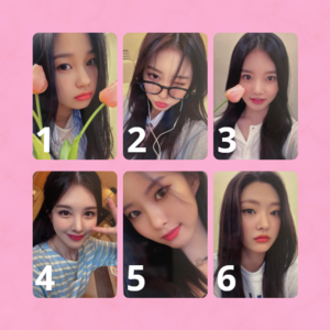 WEEEKLY - PHOTOCARD OFICIAL - COLORISE APPLE MUSIC LUCKYDRAW 1