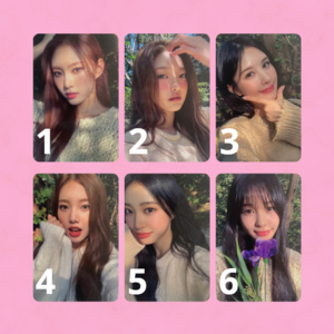 WEEEKLY - PHOTOCARD OFICIAL - COLORISE APPLE MUSIC LUCKYDRAW 2