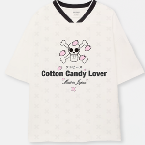 CAMISETA COTTON CANDY LOVER- BEIGE