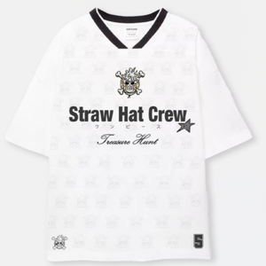 STRAW HAT CREW WHITE JERSEY