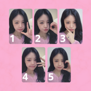SOOJIN - PHOTOCARD OFICIAL - RIZZ APPLE MUSIC LUCKY DRAW