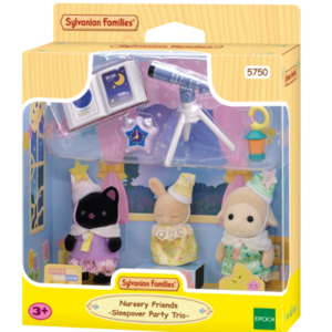 Sylvanian Families  Nursery Friends - Sleepover Party Trio - Dollhouse Playsets