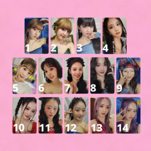 CHERRY BULLET - PHOTOCARD OFICIAL - CHERRY DASH APPLE MUSIC LUCKY DRAW