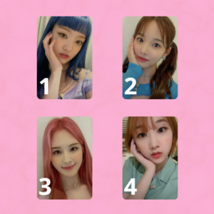 WEEEKLY - PHOTOCARD OFICIAL - PLAY GAME: HOLIDAY APPLE MUSIC POB