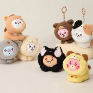 BT21 - BABY MORE FLUFFY DOLL KEYRING- pre-order