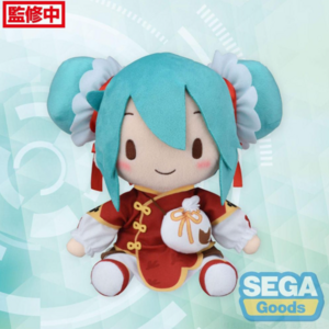 Character Vocal Series 01:  Hatsune Miku Peluche  Fuwa Petit Hatsune Miku  Going Out Series  Chinatown Ver. M 22 cm