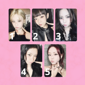 ITZY - PHOTOCARD OFICIAL - TUNNEL VISION APPLE MUSIC POB