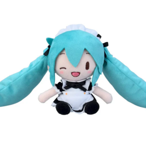 Peluche Hatsune Miku Project Diva Arcade Fuwa Petit Mini Miku Maid Ver. (EX) 16 cm