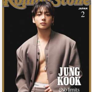 BTS- JUNGKOOK- ROLLINGSTONE JAPAN FEBRUARY ISSUE COVER