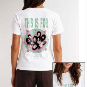 TWICE- CAMISETA THIS IS FOR (GREEN VER)