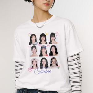 TWICE- CAMISETA BLANCA CHICAS