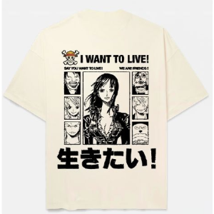 MADE IN JAPAN CAMISETA I WANT TO LIVE T - L