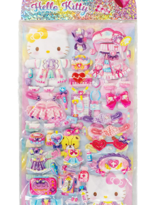 Comansi Pegatinas Infladas Surtidas Hello Kitty