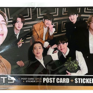KPOP postales (12 piezas) + pegatinas (3 piezas)