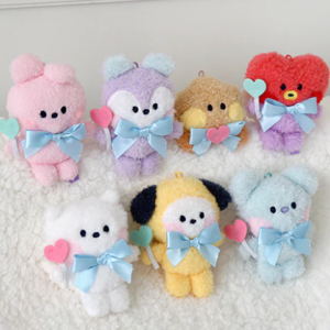 BT21 Minini Angel Plush Keyring