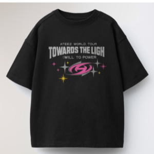 ATEEZ- CAMISETA WORLD TOUR TOWARDS THE LIGHT