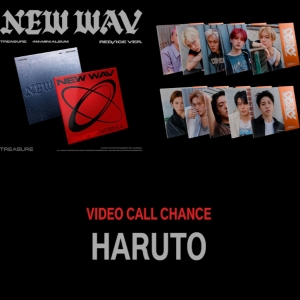 [1:1 VIDEO CALL EVENT - HARUTO] TREASURE - New Wav - 4th mini album