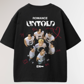ENHYPEN- CAMISETA ROMANCE UNTOLD BLACK VER