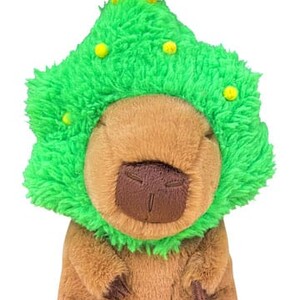 Capybara Peluche Capybara with Christmas Tree 32 cm