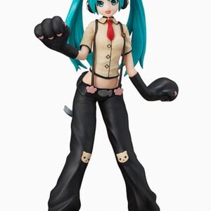 Hatsune Miku Project DIVA Arcade Future Tone Estatua PVC SPM Hatsune Miku Kitty Cat 23 cm