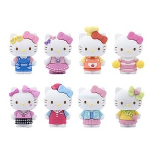 Sanrio Figuras mini Mini-Doll Cute Outfits Series Hello Kitty 7 cm