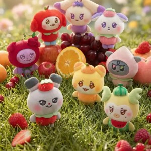 ATEEZ - MIGHTEEZ BERRY BREEZY FAIRY FRUIT PLUSH KEYRING - PRE-ORDER