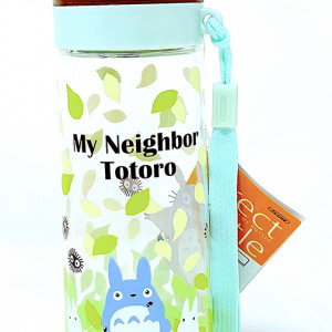 BOTELLA DE VIAJE TOTORO TRANSPARENTE