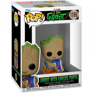 FUNKO POP Marvel I am Groot - Groot with Cheese Puffs (1196)