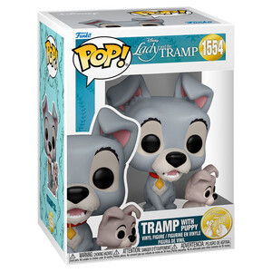 FUNKO POP Disney La Dama y el Vagabundo Tramp with Puppy (1554)