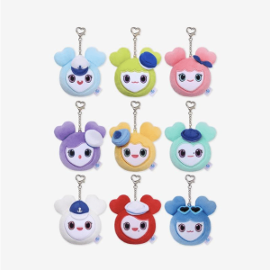 TWICE - THIS IS FOR 2026 WORLD TOUR FINALE IN SEOUL OFFICIAL MD LOVELY FACE KEYRING MARINE VER- PRE-ORDER
