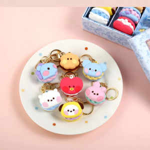 BT21- MININI MACARON LLAVERO