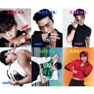 ATEEZ SAN - ARENA HOMME MAGAZINE 2025 AUGUST ISSUE- PRE-ORDER