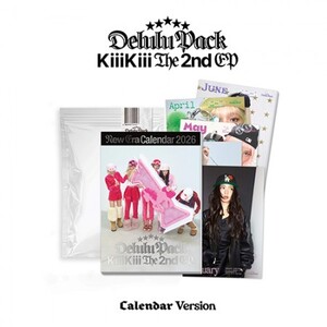KIIIKIII - DELULU PACK 2ND EP ALBUM STANDARD- PRE-ORDER