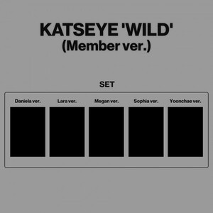 KATSEYE - WILD (MEMBER VER.)- PRE-ORDER