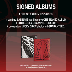 SOOJIN - Baditude - 1st single album- PRE-ORDER EVENT