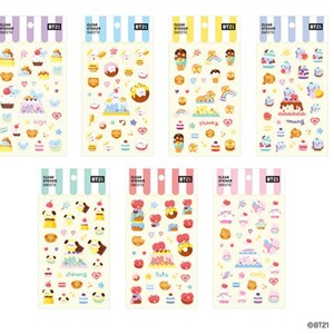 BT21- CLEAR STICKERS SWEETIE