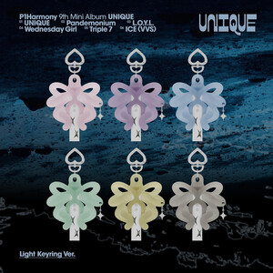 P1HARMONY - UNIQUE! 9TH MINI ALBUM (Light Keyring Ver.)- PRE-ORDER